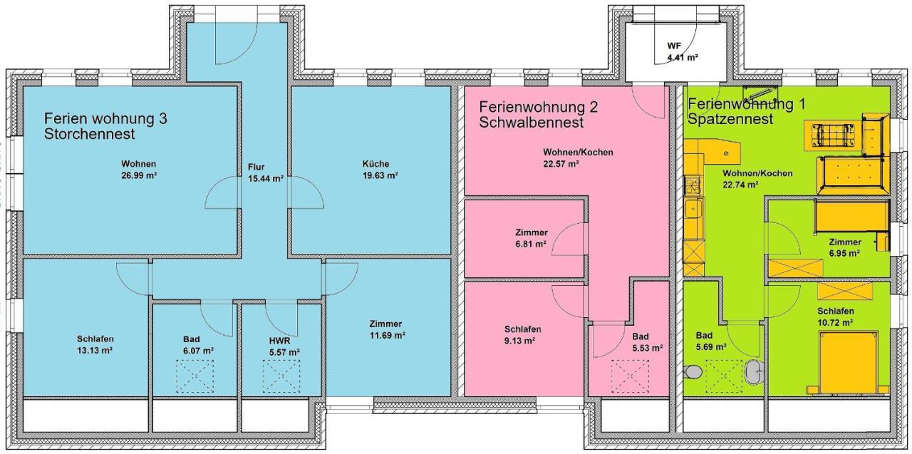 西里格Landhaus-Altebruecke公寓 外观 照片